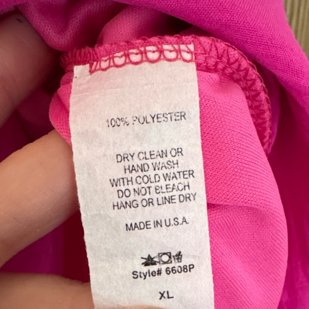entro Hot Pink V-Neck Babydoll dress - Picture 6 of 6